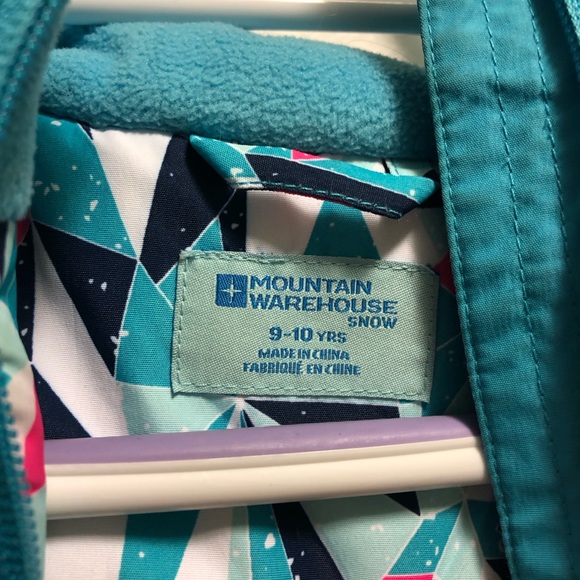 Girls size 9-10 years Mountain Wearhouse ski jacket - Picture 3 of 3
